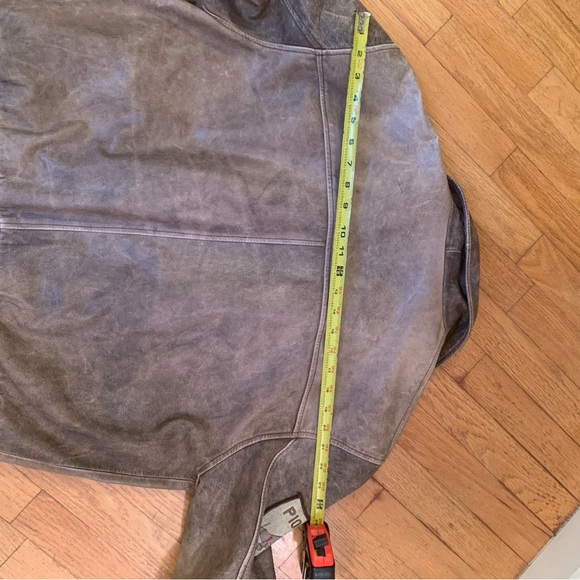 Flight Club bomber leather Jacket - Picture 13 of 16